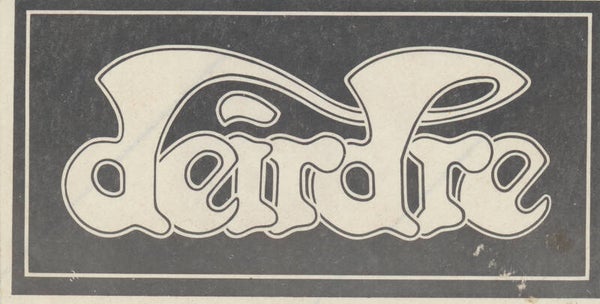 Deirdre - 1970s [Holland] - Promotional Sticker