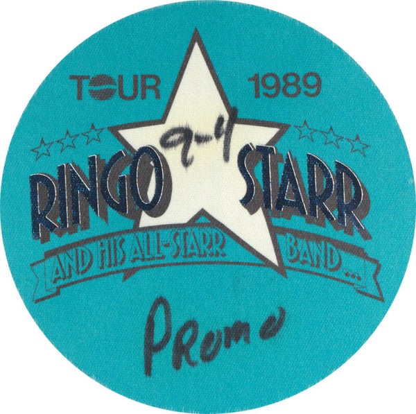 Ringo Starr - Tour 1989 - 1989 [USA] - Backstage Pass