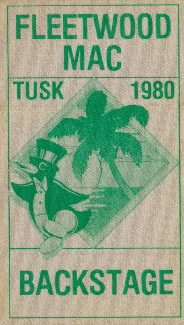 Fleetwood Mac - Tusk - 1980 [USA] - Backstage Pass