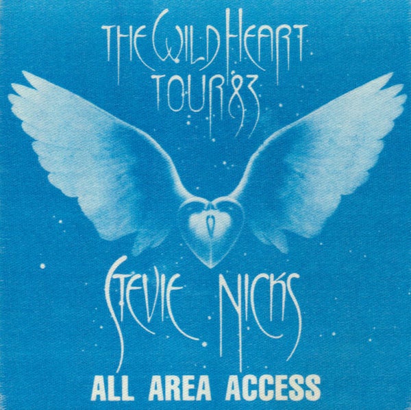 Stevie Nicks - Wild Heart Tour '83 - Blue - 1983 [USA] - Backstage Pass