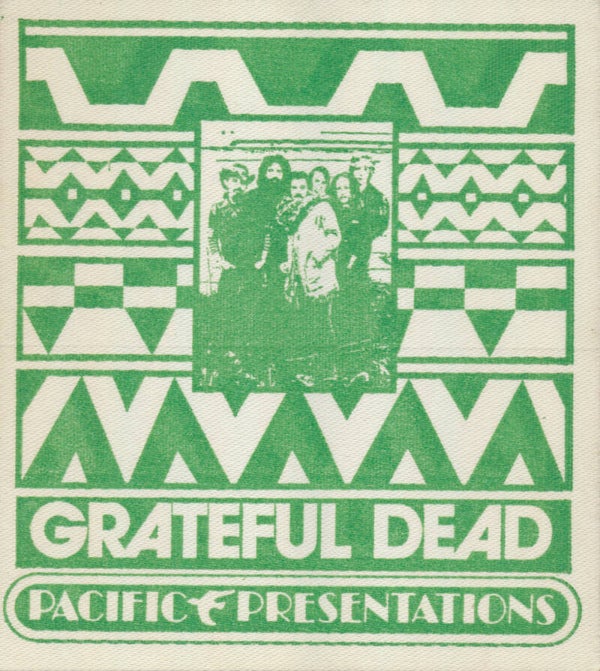 Grateful Dead - Green - 1970s [USA] - Backstage Pass