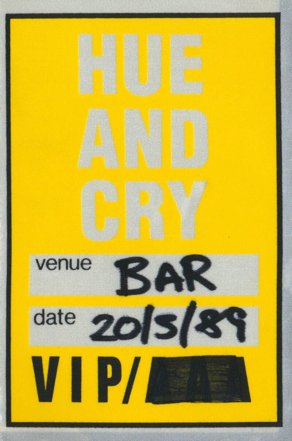 Hue And Cry - Bar - VIP - 1989 [UK] - Backstage Pass