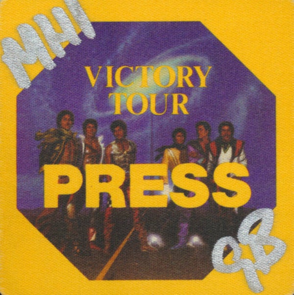 Jacksons - Michael Jackson - Victory Tour - Press - 1984 [USA] - Backstage Pass