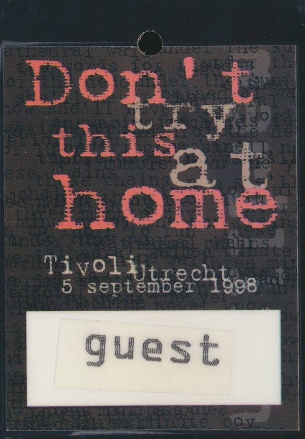 Marillion - Utrecht - Guest - 1998 [Holland] - Backstage Pass