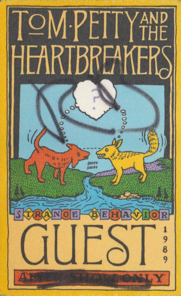 Tom Petty & The Heartbreakers - Strange Behavior Tour - Guest - 1989 [USA] - Backstage Pass