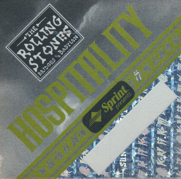 The Rolling Stones - Bridges To Babylon - Hospitality - 1997 [USA] - Backstage Pass