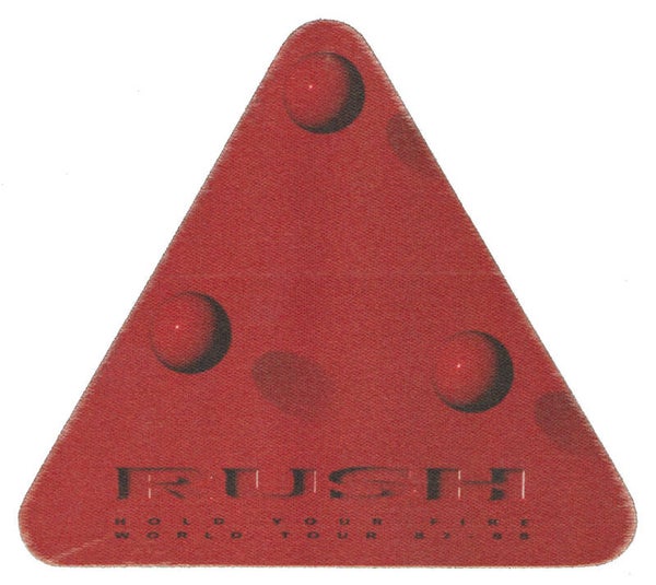 Rush - Hold Your Fire World Tour 87/88 - 1987 [USA] - Backstage Pass