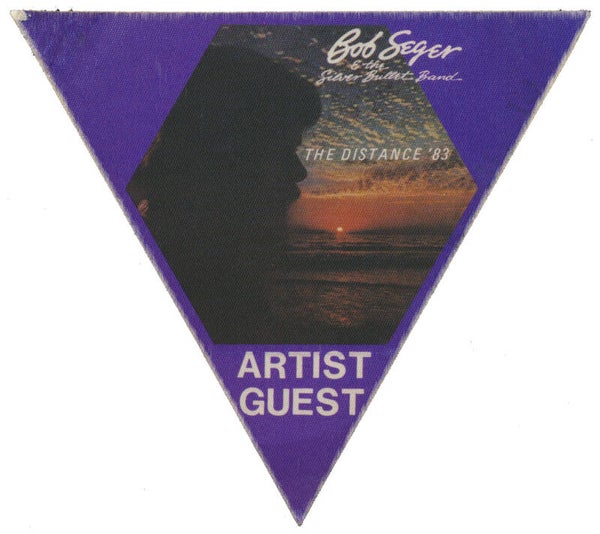 Bob Seger - The Distance '83 - Artist Guest - 1983 [USA] - Backstage Pass