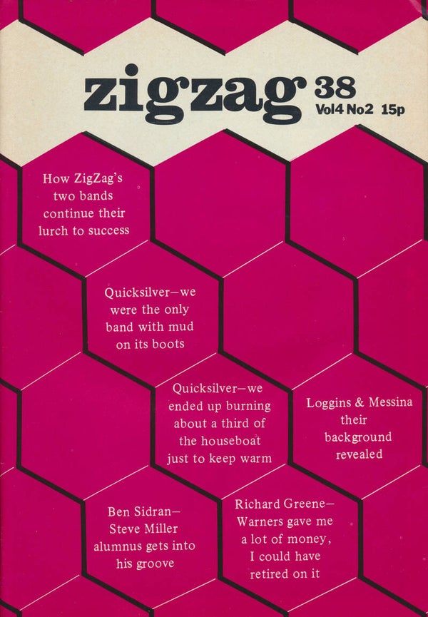 Zigzag issue 38 - December 1973 [UK] - Magazine