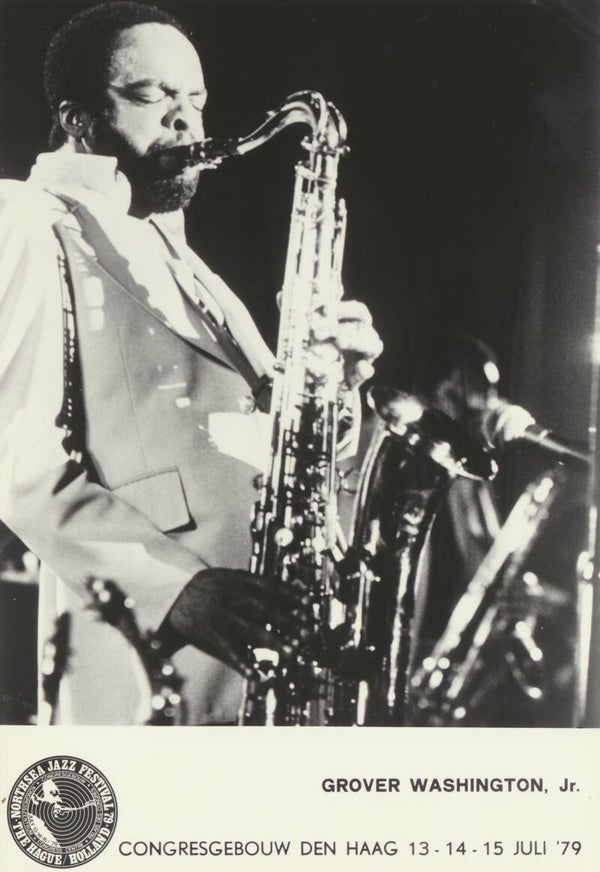 Grover Washington Jr - Northsea Jazz Festival - 1979 [Holland] - Publicity Press Photo