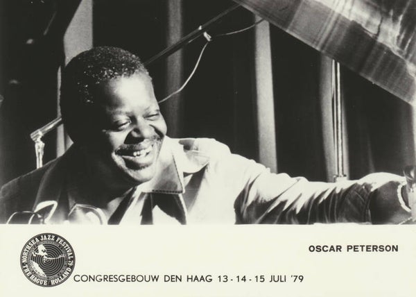 Oscar Peterson - Northsea Jazz Festival - 1979 [Holland] - Publicity Press Photo