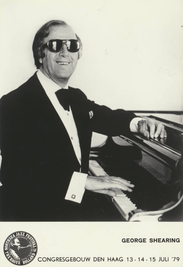 George Shearing - Northsea Jazz Festival - 1979 [Holland] - Publicity Press Photo