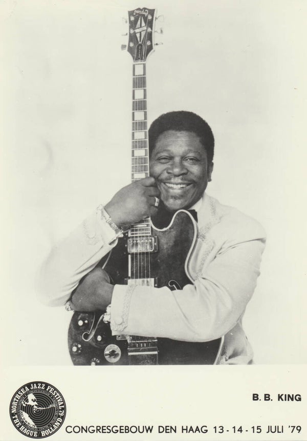 B.B. King - Northsea Jazz Festival - 1979 [Holland] - Publicity Press Photo