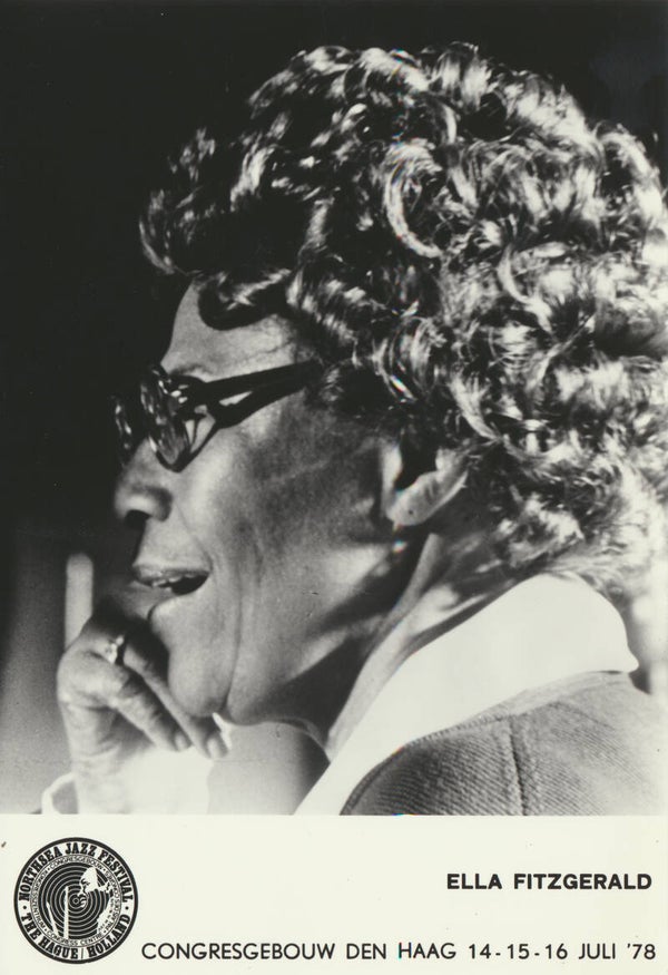 Ella Fitzgerald - Northsea Jazz Festival - 1978 [Holland] - Publicity Press Photo