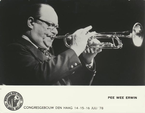Pee Wee Erwin - Northsea Jazz Festival - 1978 [Holland] - Publicity Press Photo