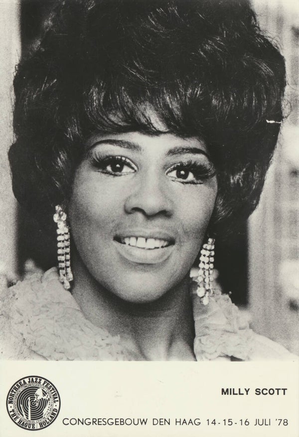 Milly Scott - Northsea Jazz Festival - 1978 [Holland] - Publicity Press Photo