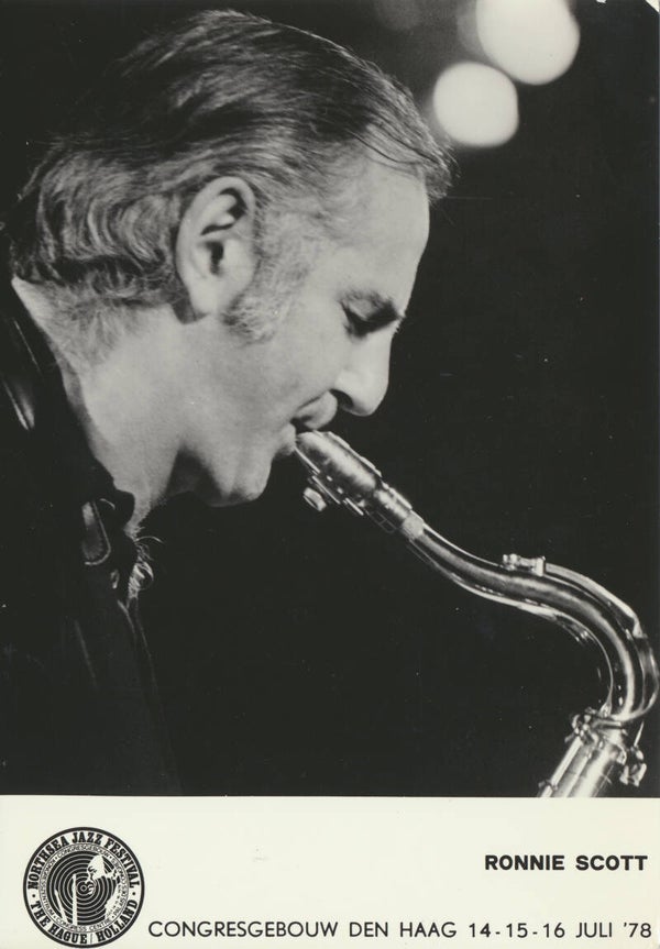 Ronnie Scott - Northsea Jazz Festival - 1978 [Holland] - Publicity Press Photo