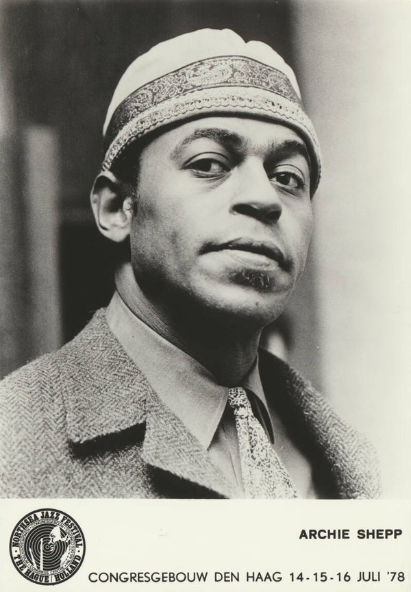 Archie Shepp - Northsea Jazz Festival - 1978 [Holland] - Publicity Press Photo