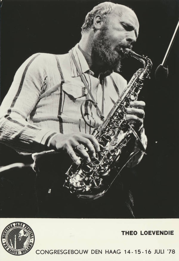 Theo Loevendie - Northsea Jazz Festival - 1978 [Holland] - Publicity Press Photo