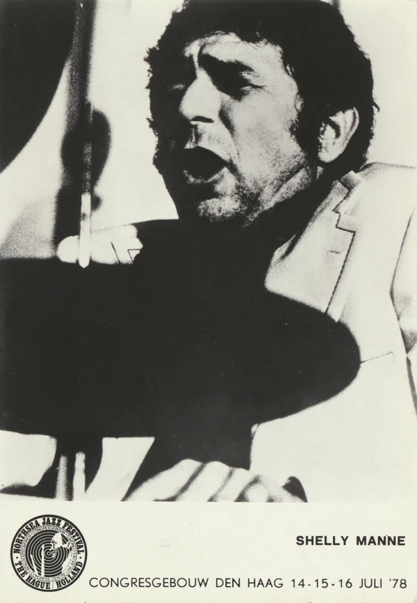 Shelly Manne - Northsea Jazz Festival - 1978 [Holland] - Publicity Press Photo