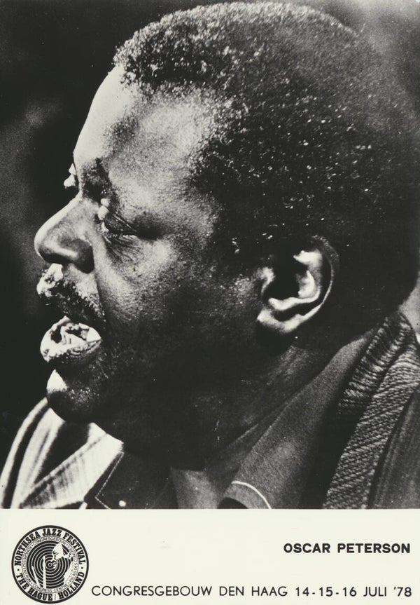 Oscar Peterson - Northsea Jazz Festival - 1978 [Holland] - Publicity Press Photo