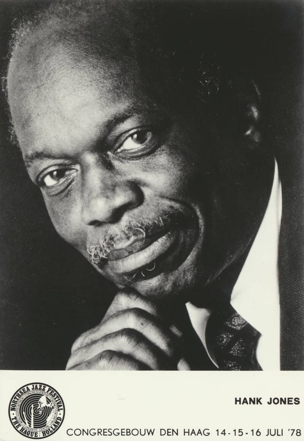 Hank Jones - Northsea Jazz Festival - 1978 [Holland] - Publicity Press Photo
