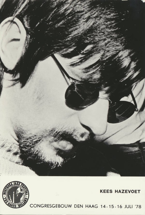 Kees Hazevoet - Northsea Jazz Festival - 1978 [Holland] - Publicity Press Photo