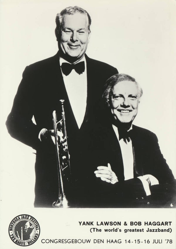 Yank Lawson & Bob Haggart - Northsea Jazz Festival - 1978 [Holland] - Publicity Press Photo