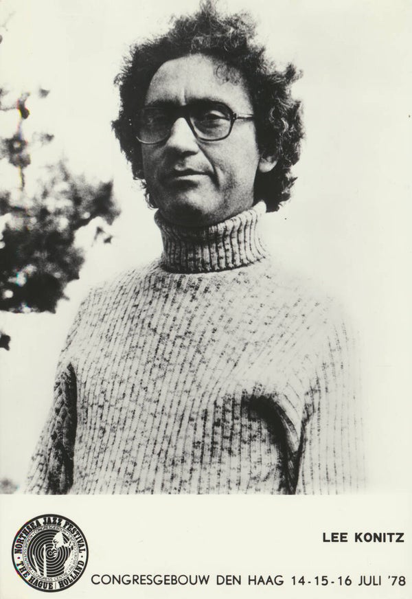 Lee Konitz - Northsea Jazz Festival - 1978 [Holland] - Publicity Press Photo