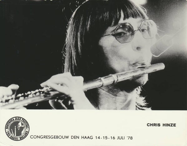 Chris Hinze - Northsea Jazz Festival - 1978 [Holland] - Publicity Press Photo