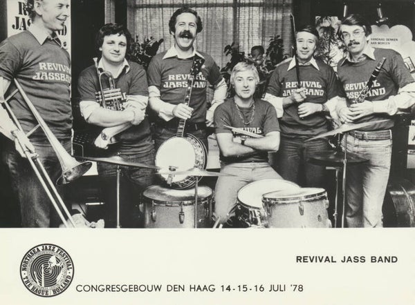 Revival Jass Band - Northsea Jazz Festival - 1978 [Holland] - Publicity Press Photo
