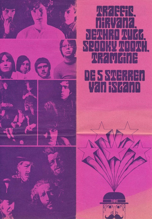 De 5 Sterren Van Island - 1968 [Holland] - Promo Booklet