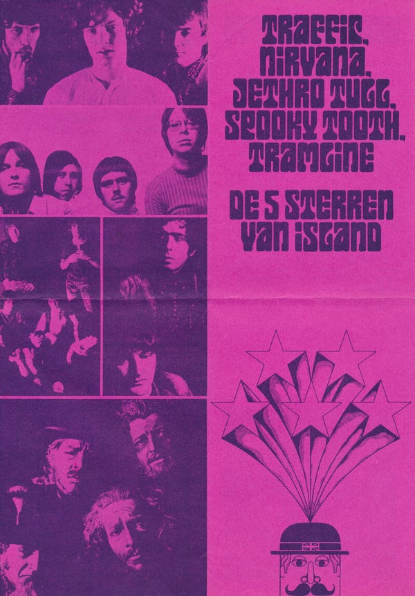 De 5 Sterren Van Island - 1968 [Holland] - Promo Booklet