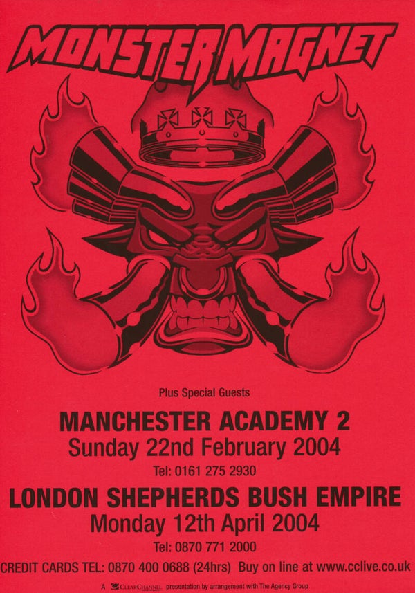 Monster Magnet - 2004 [UK] - Handbill