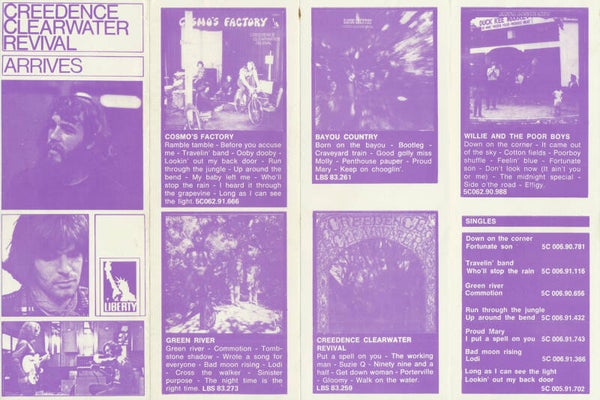 Creedence Clearwater Revival - 1970 [Holland] - Brochure