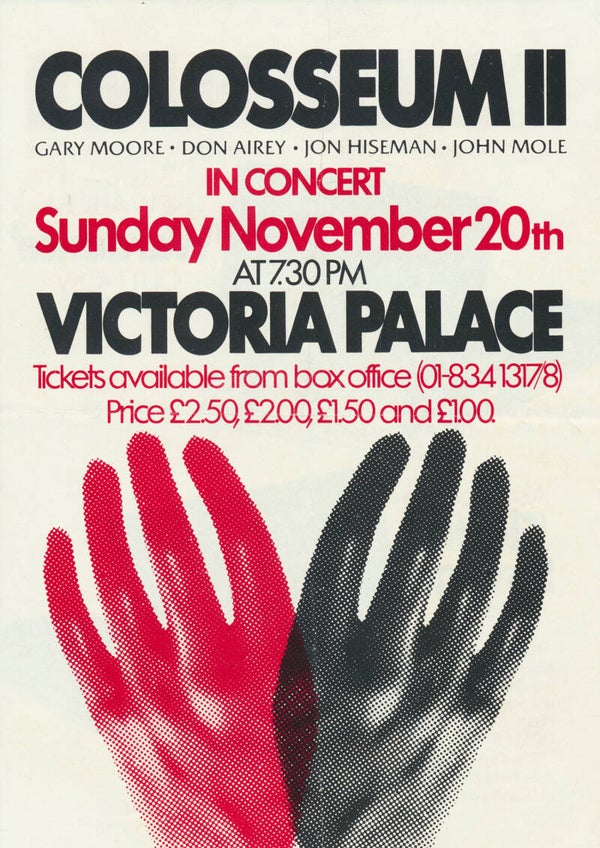 Colosseum II - Victoria Palace, London, November 20, 1977 [UK] - Handbill
