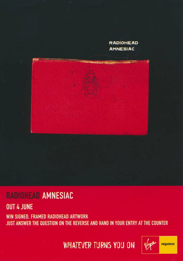 Radiohead - Amnesiac - 2001 [UK] - Handbill