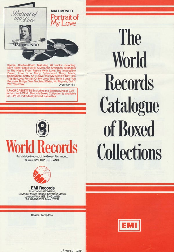 The World Records Catalogue of Boxed Collections - 1978 [UK] - Sales Brochure