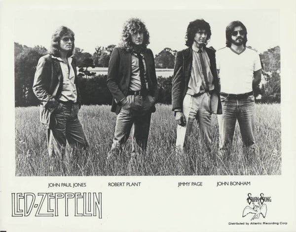 Led Zeppelin - September 1979 [Holland] - Publicity Press Photo