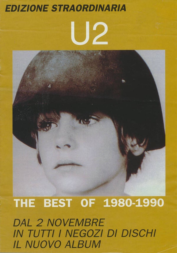 U2 - The Best Of 1980-1990 - 1998 [Italy] - Booklet