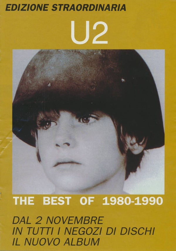 U2 - The Best Of 1980-1990 - 1998 [Italy] - Booklet