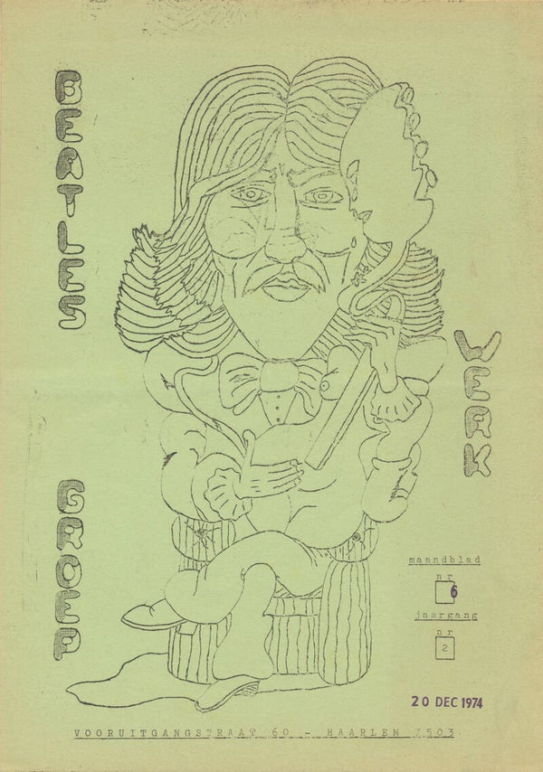 The Beatles Werk Groep - Volume 2 - Nr. 6 - December 20, 1974 [Holland] - Magazine