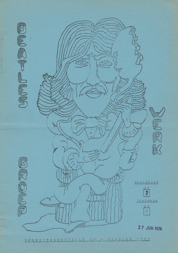 The Beatles Werk Groep - Volume 2 - Nr. 2 - June 27, 1974 [Holland] - Magazine