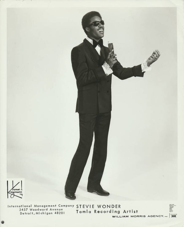 Stevie Wonder - 1960s [USA] - Publicity Press Photo