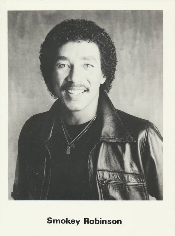 Smokey Robinson - 1980s [Holland] - Publicity Press Photo