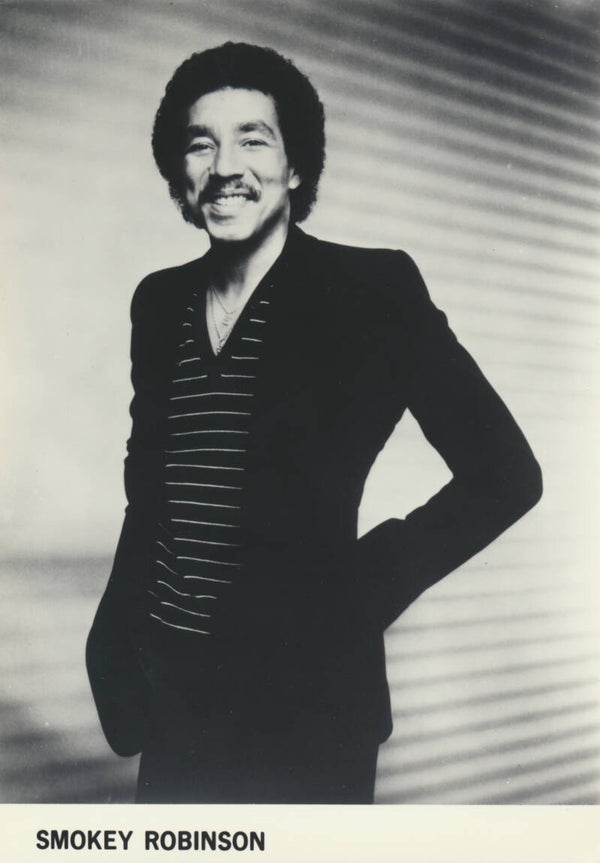 Smokey Robinson - 1980s [Holland] - Publicity Press Photo