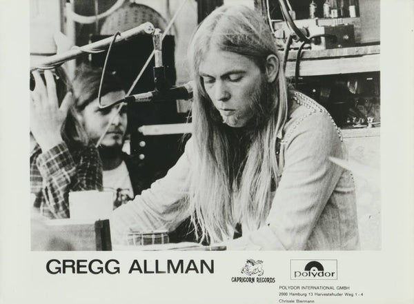 Gregg Allman - 1970s [Germany] - Publicity Press Photo
