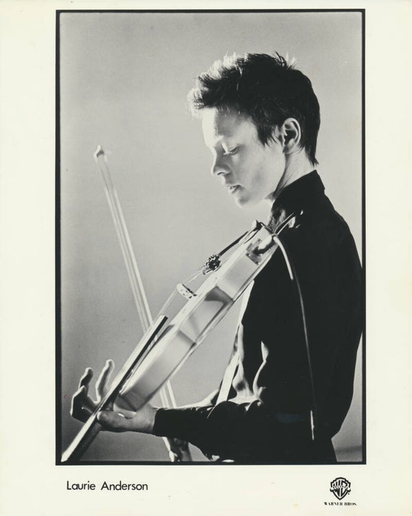 Laurie Anderson - 1980s [USA] - Publicity Press Photo