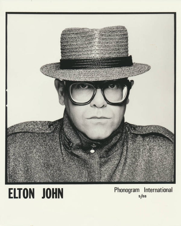 Elton John - May 1988 [UK] - Publicity Press Photo