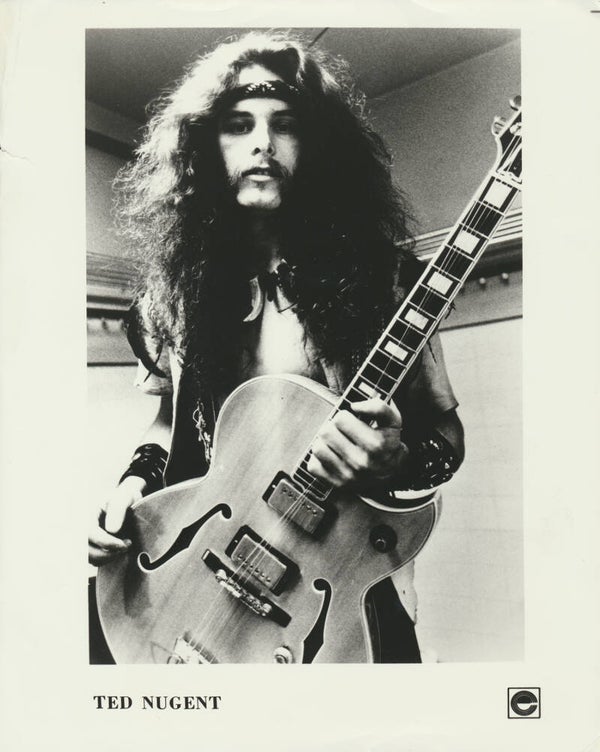 Ted Nugent - 1970s [USA] - Publicity Press Photo